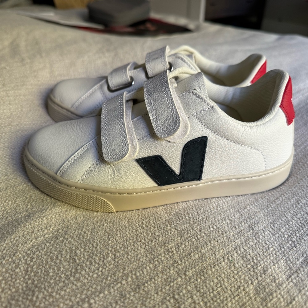New kids Veja sneakers white/blue